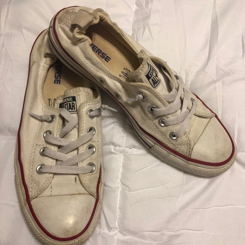White Converse Shoes